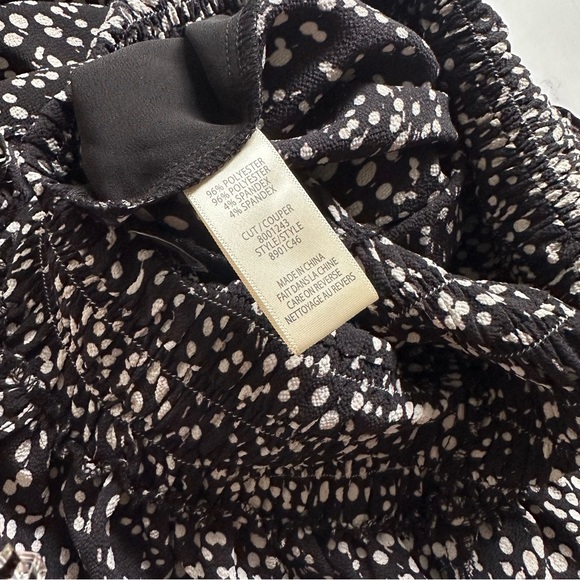 NWT Max Studio London US M Smocked Dot-Print Jumpsuit - Picture 10 of 15